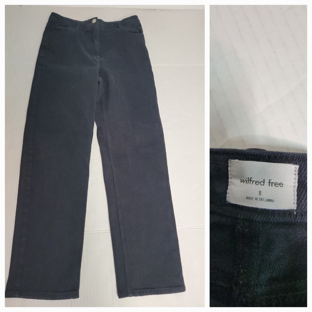 Wilfred Free Black Jeans Womens Size 8 The Melina High Waist Straight Leg